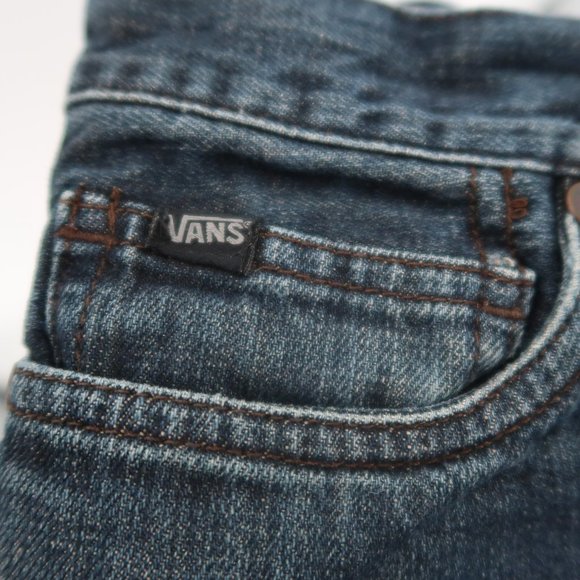 Men's Vans Dark Denim Jeans Straight Leg Size 30 x 30 - Picture 8 of 8